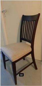 6 houten stoelen, Huis en Inrichting, Ophalen, Gebruikt, Bruin, Vijf, Zes of meer stoelen