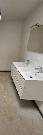 Spoelbak duravit + uitstortgootsteen + ladekast met spiegel, Ophalen, Nieuw, Kraan