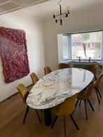 Unieke keramische eettafel in traanvorm, Maison & Meubles, Tables | Tables à manger, 100 à 150 cm, Autres matériaux, Enlèvement