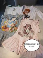 4 kleedjes monnalisa 4 jaar, Ophalen of Verzenden, Zo goed als nieuw