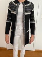 Cardigan in wol, kleur zwart/wit, Kleding | Dames, Ophalen of Verzenden, Zo goed als nieuw, Maat 36 (S), Zwart