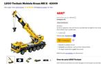 Lego technic 42009 Mobile Crane Mk II, Ophalen, Gebruikt, Complete set, Lego