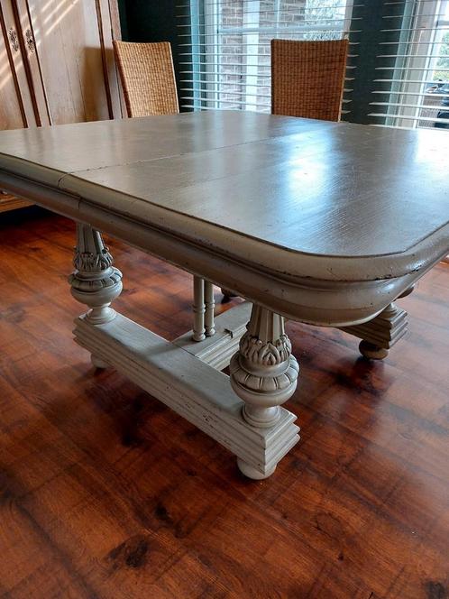 Uitschuifbare antieke tafel, Huis en Inrichting, Complete eetkamers, Zo goed als nieuw, Ophalen