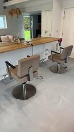 Kapperstoelen + ergonomische wastafel (zo goed als nieuw!), Zakelijke goederen, Ophalen