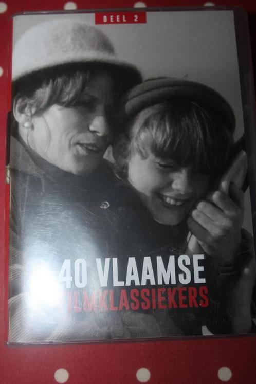 40 Vlaamse filmklassiekers  deel 1+2, Cd's en Dvd's, Dvd's | Nederlandstalig, Zo goed als nieuw, Film, Drama, Boxset, Vanaf 16 jaar