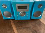 Micro stereo system met CDplayer Bigben MCD04 blauw kinderen, Audio, Tv en Foto, Stereoketens, Ophalen of Verzenden