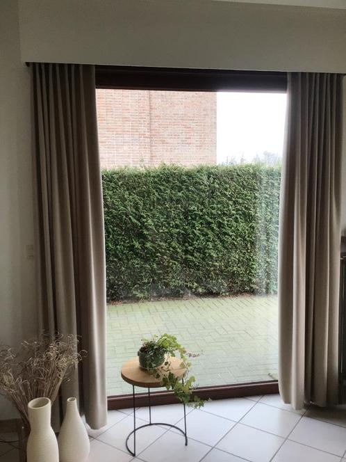 Mooie Overgordijnen, Huis en Inrichting, Stoffering | Gordijnen en Lamellen, Gebruikt, 200 cm of meer, Beige, Overige kleuren