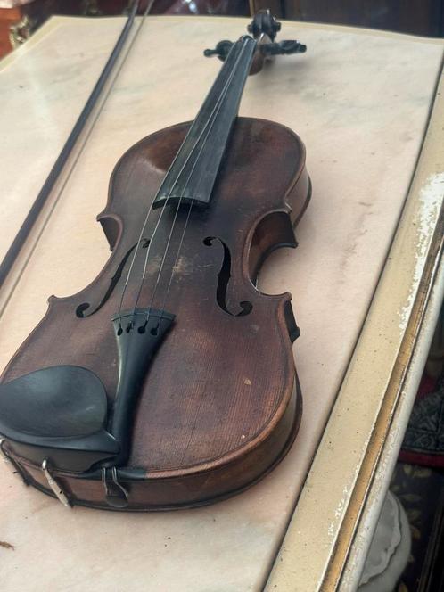 viool met originele koffer vermoedelijk Stradivarius19e eeuw, Muziek en Instrumenten, Strijkinstrumenten | Violen en Altviolen