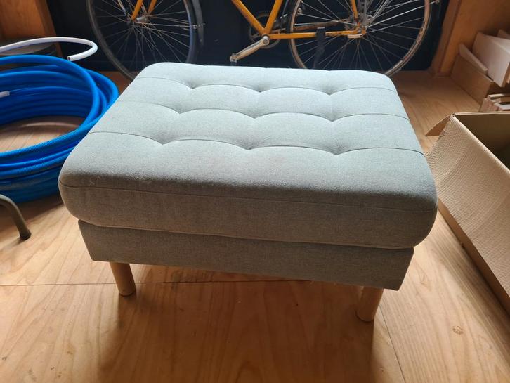 Ikea landskrona voetenbank 2 stuks, Huis en Inrichting, Zetels | Voetbanken en poefs, Zo goed als nieuw, Hout, Ophalen