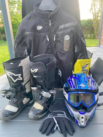 Ensemble vêtements & équipements moto, Enlèvement, Seconde main, Ensemble