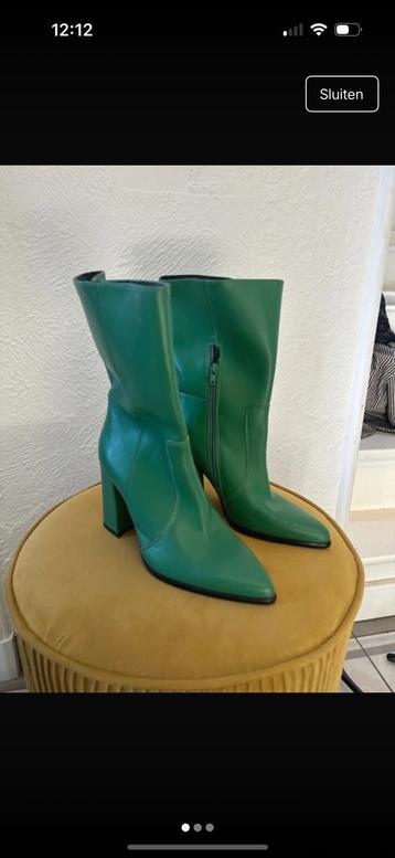 Sasha laarzen groen maat 37 nieuw, Kleding | Dames, Ophalen, Lage of Enkellaarzen, Nieuw, Sacha