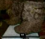 Baskets montantes avec talons beige foncé 40 NEUVES, Neuf, Enlèvement ou Envoi, Beige, Boots et Botinnes