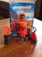Playmobil City Action 5367: Brandweerman met gaspak, Complete set, Zo goed als nieuw, Ophalen