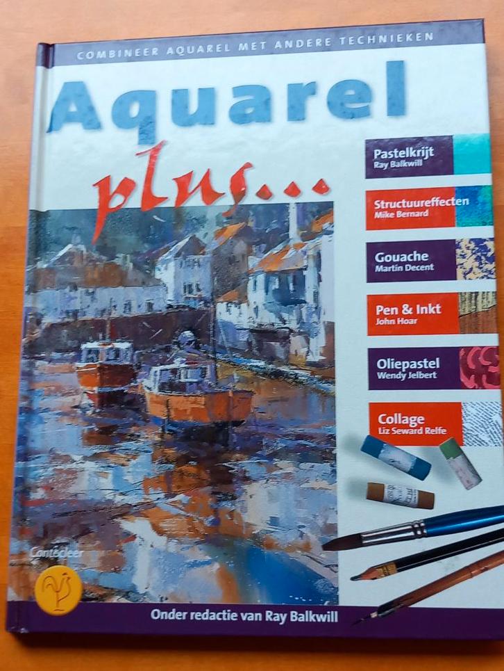 Aquarel en zoveel meer..., Livres, Loisirs & Temps libre, Utilisé, Dessin et Peinture, Enlèvement