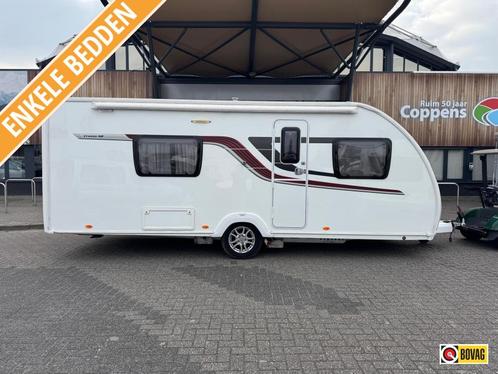 Sprite Cruzer 492 SR 2015 MOVER + VOORTENT!, Caravans en Kamperen, Caravans, tot en met 4, 1250 - 1500 kg, Sprite, 2 aparte bedden