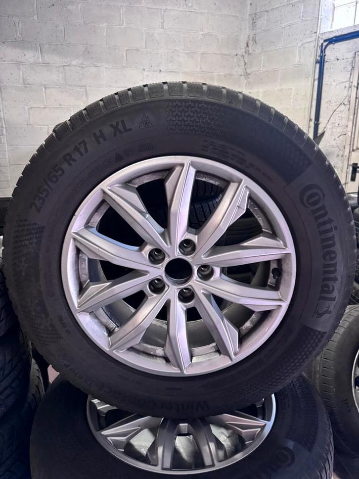 Winterset aluminium velgen Audi Vw Seat Skoda, Auto-onderdelen, Banden en Velgen, Band(en), Overige, Overig, Ophalen of Verzenden