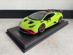 MR 1:18 Lamborghini Huracan STO Green Bélier 10/99, Enlèvement ou Envoi, Neuf, Voiture, Autres marques