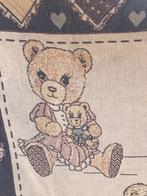 Plaid of kindermat in geweven, dikke katoen met berenprint, Kinderen en Baby's, Ophalen, Zo goed als nieuw