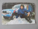 fankaart gesigneerd Koen Wauters Paris Dakar 1998, Ophalen of Verzenden, Zo goed als nieuw, Foto of Kaart, Gesigneerd