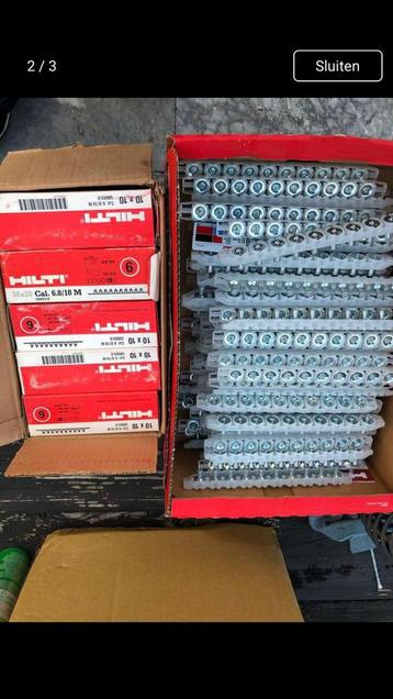 Hilti kruitschieter & nagels beschikbaar voor biedingen