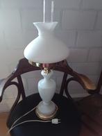 Tafellamp wit, Ophalen, Gebruikt, Glas, 50 tot 75 cm