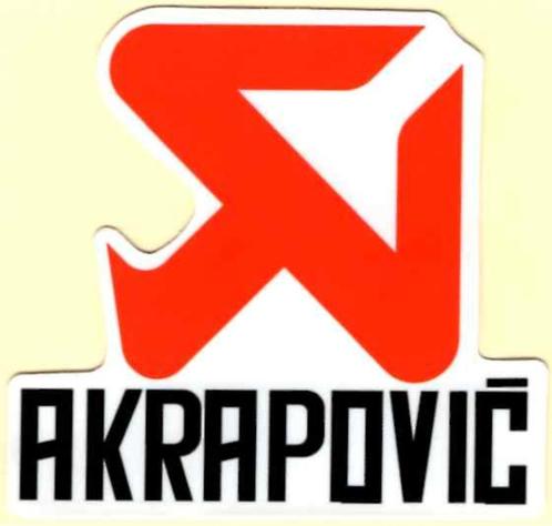 Akrapovic sticker #8, Motos, Accessoires | Autocollants, Envoi