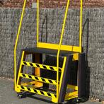 Roltrap werkplatform 100cm werkhoogte, Doe-het-zelf en Bouw, Ophalen of Verzenden, Zo goed als nieuw, Trap