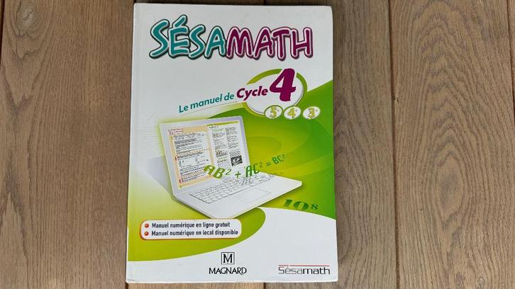 SésaMath Cycle 4, Livres, Livres scolaires, Comme neuf, Mathématiques A, Secondaire, Enlèvement ou Envoi