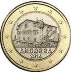 1 EURO ANDORRE 2016, Enlèvement, Autres pays, 1 euro, Monnaie en vrac