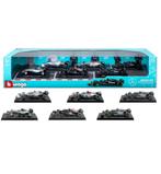 Bburago 1:43 6 Model-Autos ! Mercedes-AMG Petronas Formule 1, Ophalen of Verzenden, Nieuw, Auto