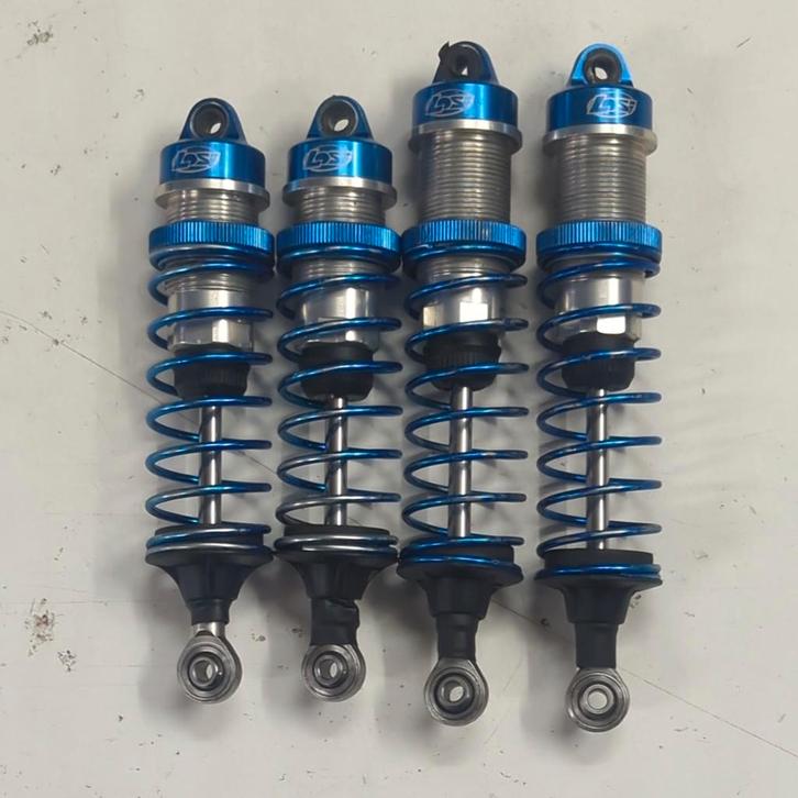 Losi 5ive schokdempers origineel + metalen kogelkoppen onder, Hobby en Vrije tijd, Modelbouw | Radiografisch | Auto's, Gebruikt