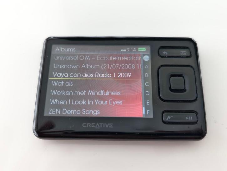 Creative Zen 16 GB mp3 speler, Audio, Tv en Foto, Mp3-spelers | Overige merken, Gebruikt, Creative, Ophalen of Verzenden