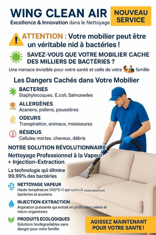 Zeg STOP de bacteriën in je meubels. Jouw interieur, Vacatures, Vacatures | Schoonmaak en Facilitaire diensten