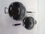 A6290. 2 Nette Le Creuset Pannen, Huis en Inrichting, Ophalen of Verzenden, Gebruikt