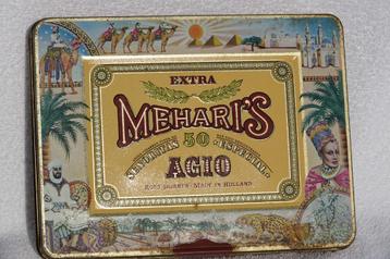 vintage blikken sigarendoos Meharis 50 senoritas