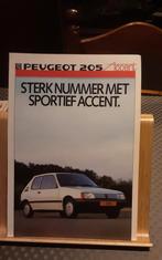 PEUGEOT 205 accent  brochure, Livres, Autos | Livres, Enlèvement ou Envoi, Comme neuf, Peugeot
