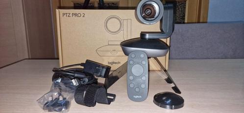 webcam camera logitech ptz pro 2 videoconferentie gaming, Computers en Software, Webcams, Zo goed als nieuw, Bedraad, MacOS, Windows