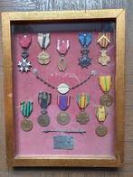 Medailles Belgische krijgsgevangene met plaatjes, Verzamelen, Ophalen of Verzenden, Lintje, Medaille of Wings