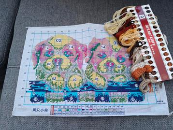 4 kits de broderie différents, Enlèvement, Neuf, Broderies à la main, Set à broder