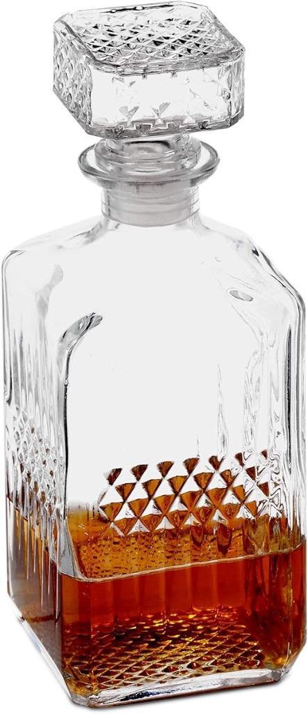 Whiskykaraf van glas SNELLE GRATIS LEVERING, Antiek en Kunst, Antiek | Glaswerk en Kristal, Verzenden