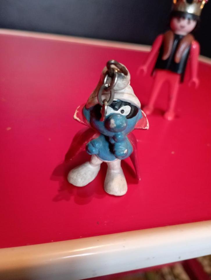 594) smurf sleutelhanger, Verzamelen, Smurfen, Gebruikt, Overige typen, Ophalen of Verzenden