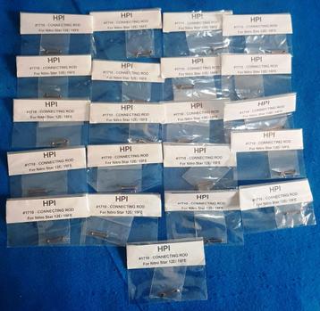 Lot van 21 x Nieuwe HPI #1710 Connecting Rods (drijfstang) beschikbaar voor biedingen