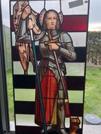 antieke glas in loodraam, Antiek en Kunst, Antiek | Glaswerk en Kristal, Ophalen