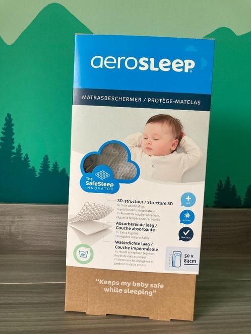 Protège-matelas AeroSleep Co-Sleeper + 2 draps-housses, Enfants & Bébés, Chambre d'enfant | Linge de lit, Comme neuf, Autres types