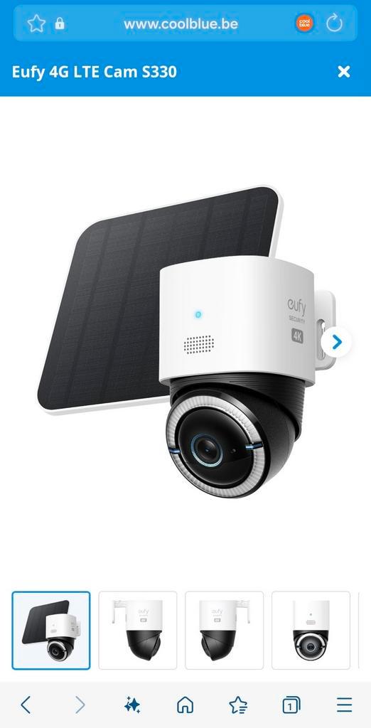 Prijs is voor de 2 samen Eufy s330 4g LT BEVELIGING CAMERA, Audio, Tv en Foto, Videobewaking, Zo goed als nieuw, Ophalen of Verzenden