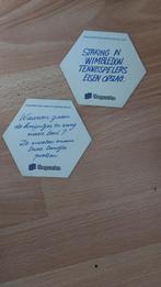 veel verschillende Hoegaarden bierkaartjes, Ophalen of Verzenden