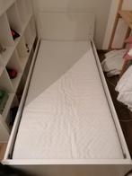 2 bedden Ikea + 2 lattenbodems + 2 matrassen, Huis en Inrichting, Slaapkamer | Bedden, Ophalen, 90 cm, Eenpersoons, Wit