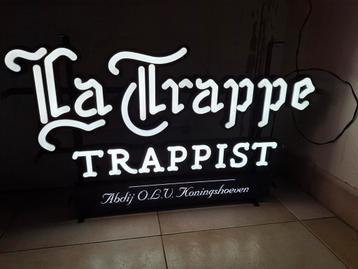 Lichtreclame La Trappe trappist bier (zeldzaam) beschikbaar voor biedingen