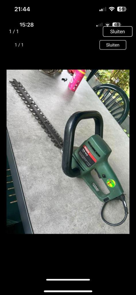 Bosch heggeschaar, Tuin en Terras, Heggenscharen, Zo goed als nieuw, Ophalen