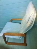 Relax fauteuil (en voetenbank), Zo goed als nieuw, Hout, Ophalen